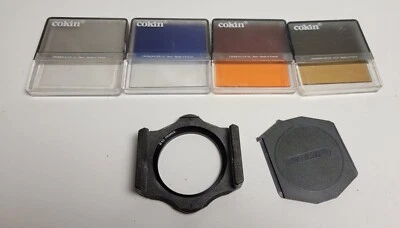 Lot 4 Cokin "A" Series Filters in cases w 52mm holder A694,A198,A667 & A185 - Image 1 of 2