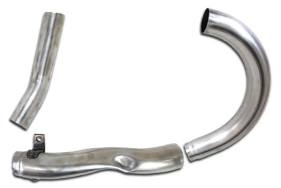 Juego de sistema de escape de 3 piezas UL Raw para Harley Davidson Foto 1 de 4