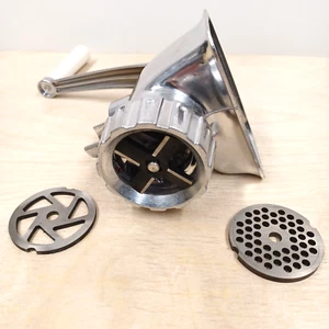 Picadora de alimentos para carne picadora manual manivela, aluminio - Imagen 1 de 8