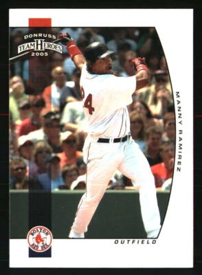 Manny Ramirez 2005 Donruss Team Heroes #63 BASEBALL Card - Image 1 of 2