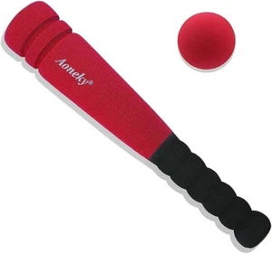 Min Foam Baseball Bat and Ball for Toddler - Indoor Soft Super Safe T Ball Bat T - Picture 1 of 6