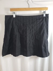 Minirock, Plissee, schwarz, Gr. XL, 100% Baumwolle - Bild 1 von 1