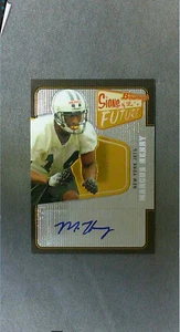2008 Bowman Signs of the Future Auto #SF-MH Marcus Henry Jets - Bild 1 von 2