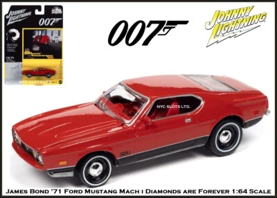 Литой автомобиль Johnny Lightning James Bond '71 Ford Mustang Mach l 1:64 JLPC002 - Изображение 1 из 4