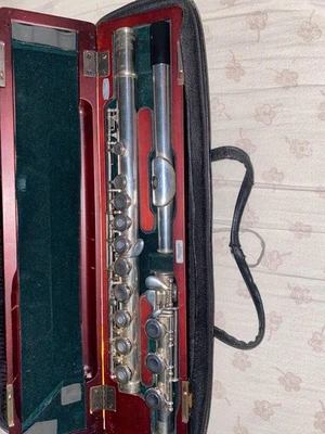 ✅ FLAUTO TRAVERSO SEMIPROFESSIONALE PEARL IN ASTUCCIO ORIGINALE - Immagine 1 di 4