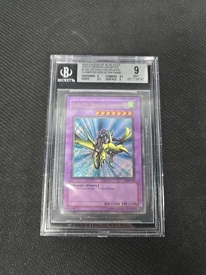 BGS 9 2002 Yu-Gi-Oh! LOB Gaia The Dragon Champion LOB-125 LOB-en125 Name Error - Image 1 of 2