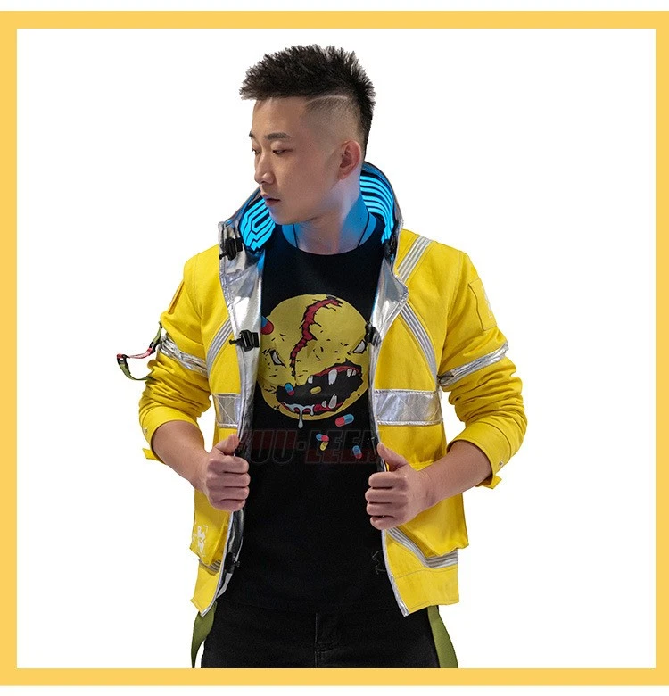 Edgerunners David Martinez Abrigo Ligero Chaqueta Para Hombres Disfraz Juegos con disfraces Algodón Prendas exteriores Foto 1 de 4