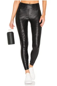 KORAL glänzende Gouffre Leggings schwarz Zebra Damengröße Medium - Bild 1 von 10