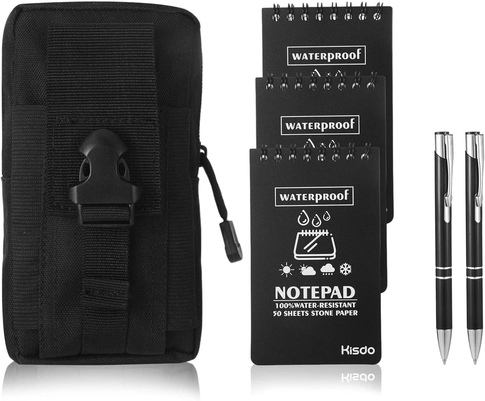 6 Pcs Waterproof Notebook, Write in The Rain Notebook All Weather, Police Notepa - Image 1 of 4