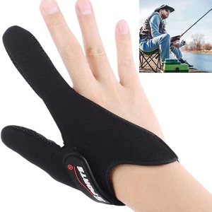 Neoprene Cloth Non-Slip Anti-Slip Breathable Fishing Gloves Double Finger - Picture 1 of 12