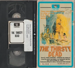 The Thirsty Dead VHS, 1974, Jennifer Billingsley, Judith McConnell, Fredricka Me - Imagen 1 de 6