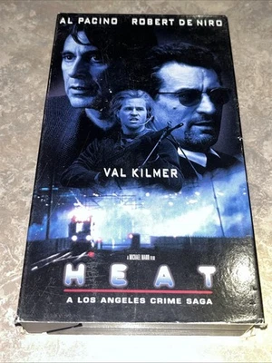 Heat (VHS, 1996) Al Pacino/Robert De Niro/Val Kilmer ***TESTED*** - Image 1 of 4