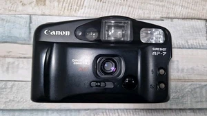 Canon 35mm Film Camera Sure Shot AF 7 Point and Shoot Black Tested & Working - Picture 1 of 12
