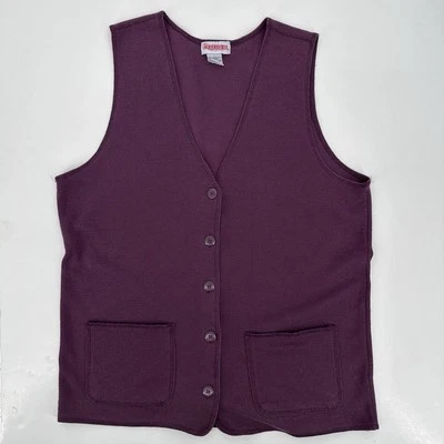 Chaleco Vintage Metro 212 Longline Ciruela Púrpura Mujer Talla Grande Foto 1 de 4