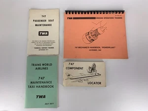 TWA Boeing 747 Service Manuals 1970's & 1980's - Picture 1 of 14
