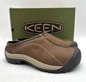 KEEN KACI SLIDE BRINDLE 1017460 Women's NEW Clog Brown Multiple Sizes NIB - Foto 1 di 10