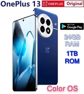 OnePlus 13 ColorOS 5G Phone for Global 24GB+1TB Snapdragon 8 Elite 6000mAh, BLUE - Picture 1 of 10