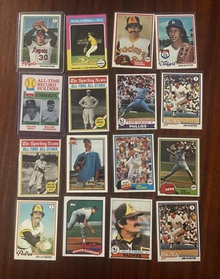Salón de la fama de colección MLB 1970-80 Topps béisbol Cy Young Pitchers 28 cartas coleccionables 11 Foto 1 de 4