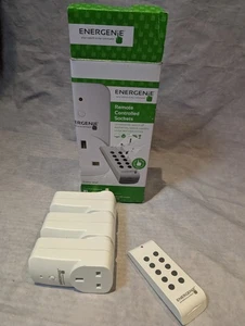 Enchufes con control remoto Energenie, paquete de 3 - Imagen 1 de 2