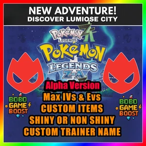 Pokemon Legends ZA Competitive Max IVs EVS Shiny Alpha Full Custom Pokemon - Picture 1 of 202