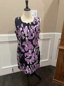Samuel Dong Waterpaint Floral Shift Dress Sz XL - Picture 1 of 6