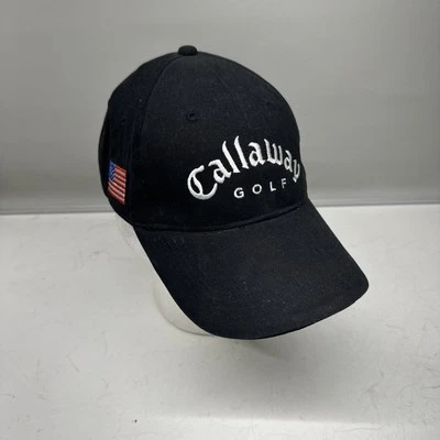 Gorra de béisbol Callaway Golf Spellout de algodón negra blanca ajustable Foto 1 de 4