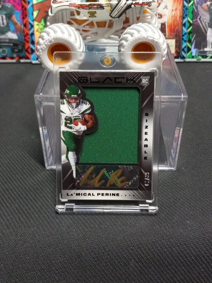 2020 Panini Black La'Mical Perine Sizeable Autograph Rookie /99 #SS-LMP - Image 1 of 3