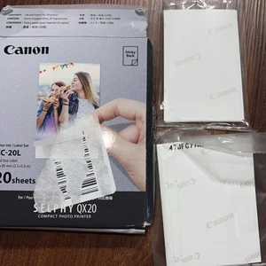 Canon XC-20L para impresora fotográfica SELPHY QX20, 20 hojas - Leer - Imagen 1 de 1