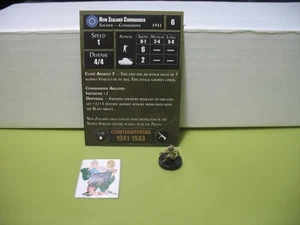 =Axis & Allies Miniatures COUNTEROFFENSIVE New Zealand Commander with card 5/50= - Picture 1 of 1