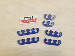 Universal Clip-On Wire Separators for 7-8mm Ignition Cable Blue Nylon Kit - Picture 1 of 1