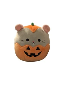 Squishmallows Halloween 2023 Squadra 8" Milto il Topo in Zucca Peluche Giocattolo - Foto 1 di 7