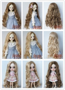 JD435 1/4 1/3 Long BJD Wig MSD SD Blythe Doll Hair 8-9 9-10 10-11 11-12inch Wigs - Picture 1 of 3