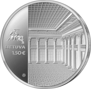 11/2 Euro Litauen 2022 * 100th Anniversary - Bank of Lithuania * UNC - Bild 1 von 2