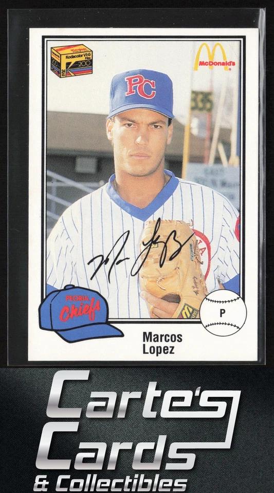 Marcos Lopez 1989 Peoria Chiefs #4 Peoria Chiefs - Image 1 of 2
