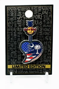 Hard Rock Cafe Myrtle Beach I Love SC Guitar Pin 2023 LE 400 - Picture 1 of 2