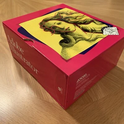 Juego de caja vintage Adobe Illustrator 1990 al por menor ~ para Apple Macintosh Foto 1 de 4
