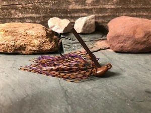 Arky - Arkie Skipping Flipping Pitching Weedless Bass Jig Fire Craw & More - Picture 1 of 13