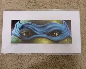 Jason Edmiston EWAF TMNT Turtles LEONARDO 9x5 XX/125 Eyes Without A Face - Picture 1 of 1