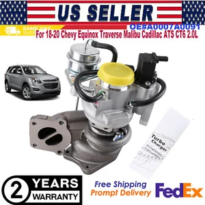 Turbocompresor se adapta a Chevy Equinox Traverse Malibu Cadillac ATS CT6 2,0 L EE. UU. - Imagen 1 de 24