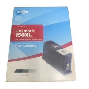 2 PK Compatible Lexmark 150XL Printer Ink Cartridges Black Pro715 Pro915 - Picture 1 of 3