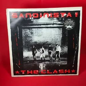 THE CLASH Sandinista! - 1980 UK triple vinyl LP original + BOOKLET Armagideon - Picture 1 of 10