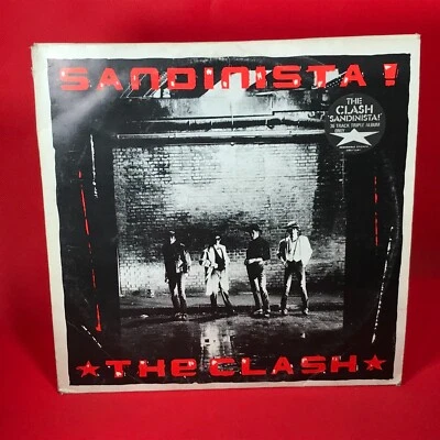 THE CLASH Sandinista! - 1980 UK triple vinyl LP original + BOOKLET Armagideon - Image 1 of 4