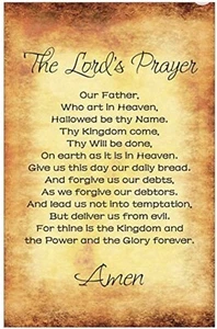 The Lord’s Prayer Inspirational Christian 11" x 17" Poster-F15 - Picture 1 of 1