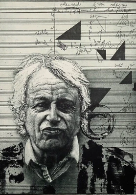 Klaus Böttger Signierte nummerierte Original Radierung - György Ligetti - Bild 1 von 4