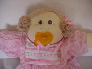 CABBAGE PATCH SOFT SCHULPTURE PACI BABY 1985 - Picture 1 of 4