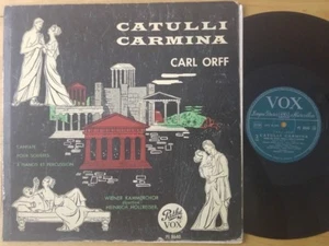 Carl Orff - Catulli Carmina Hollreiser French Pathe Vox LP - Picture 1 of 1