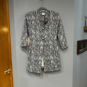 Cabi # 3034 Ponte Knit Zig Zag Print Jacket, Women’s XS - Picture 1 of 11