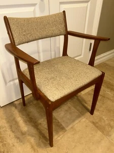 House Of Denmark Mid Century Danish Modern Dining Chair Teak Uldum Mobelfabrik - Picture 1 of 12