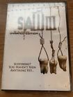 Saw Iii (Dvd, 2007, Limited Edition, Unrated Edition, And Widescreen)