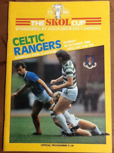 Celtic v Rangers - 1986 Scottish League Cup Final 26Oct86